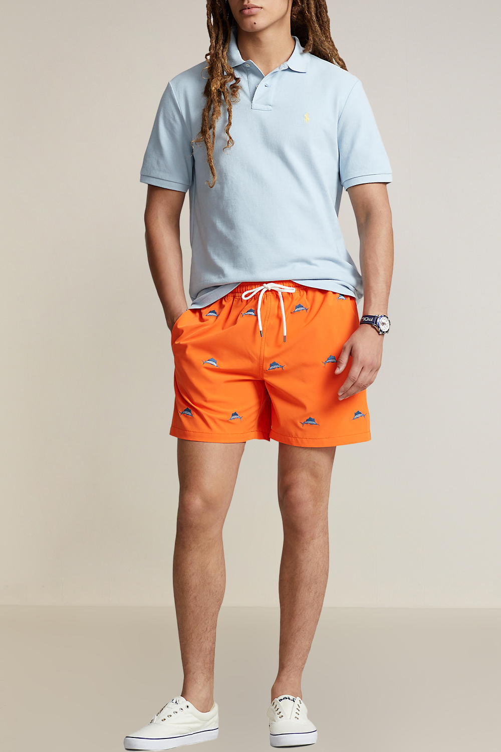תמונת כל הלוק של חולצת פולו קצרה POLO RALPH LAUREN